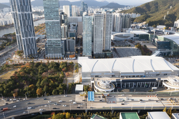 부산 해운대구 벡스코 일대 전경. 국제신문DB