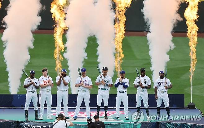 2023 MLB 올스타 홈런 더비에 참가한 8명의 거포   [UPI=연합뉴스]