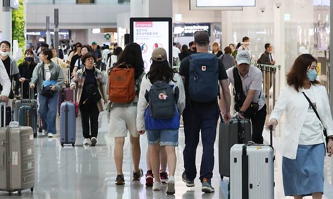 영종도 인천국제공항 모습. 연합뉴스