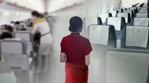 기내에서 승무원이 담요를 덮고 앉아있었다는 이유로 승무원 군기 문화가 다시 수면 위로 떠올랐다. [사진출처=연합뉴스]