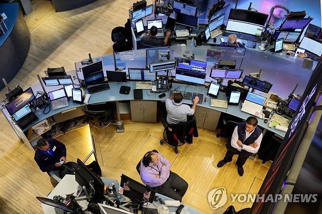 NYSE 입회장의 모습 [연합뉴스 자료사진]