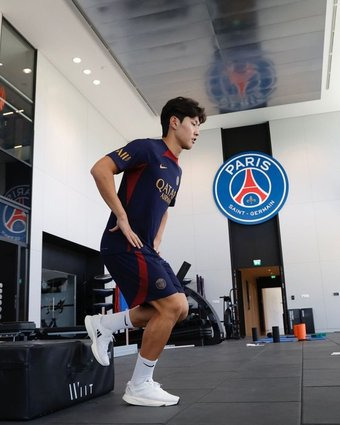 PSG 이강인 (PSG 홈페이지)