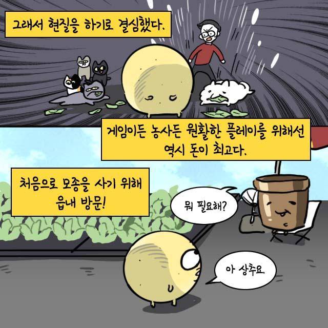 감자 작가 인스타툰. 감자 작가 제공