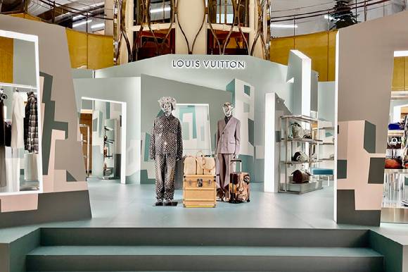 에비뉴엘 잠실점 더 크라운 루이비통 남성 컬렉션 팝업. [사진=롯데백화점]