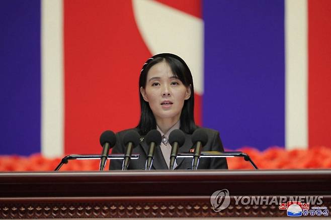 김여정 "美, 우리 건드린 대가 결코 가볍지 않을 것" [연합뉴스 자료사진][국내에서만 사용가능. 재배포 금지. For Use Only in the Republic of Korea. No Redistribution]