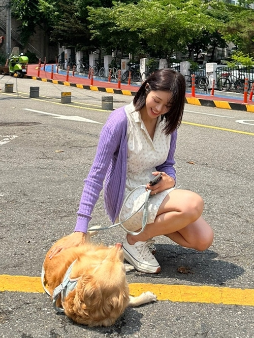 방송인 서동주가 MK스포츠와 펫터뷰를 진행했다. 사진=서동주 제공