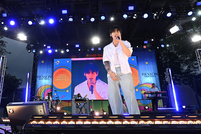 GMA ‘2023 Summer Concert Series’ 정국. ABC/Paula Lobo