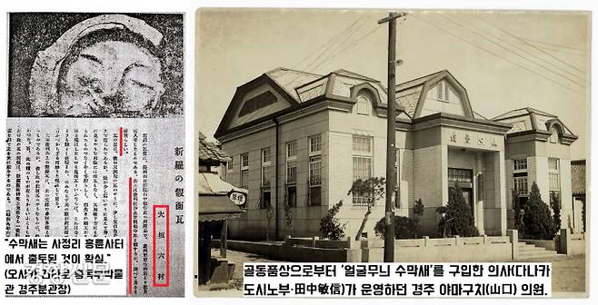 1934년 총독부박물관 경주분관장이던 오사카 긴타로는 일본인 의사가 골동품상으로부터 사들인 ‘얼굴무늬 수막새’를 소개하면서 “출토지는 사정리 흥륜사터이며 확인해보니 틀림없다”고 단정지었다.