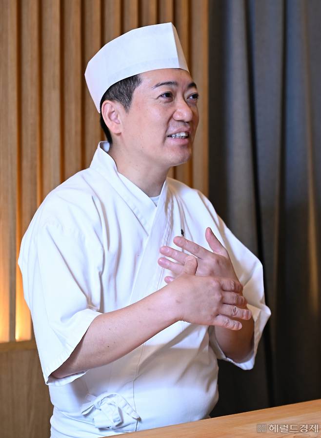 나카무라 코우지 셰프. 임세준 기자
