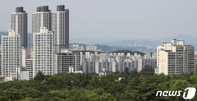 대구의 아파트 전세가격이 10개월 만에 '1%대 이하' 하락률을 나타냈다. 사진은 대구 도심 전경.(사진은 기사 내용과 무관함) ⓒ News1 DB