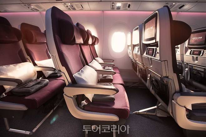 카타르항공 A350 Economy 좌석