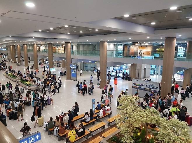 인천공항 제1여객터미널. 강준완 기자