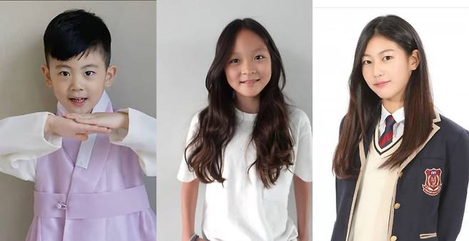 우바다,추사랑,송지아./사진=SBS,추사랑SNS,박연수 SNS