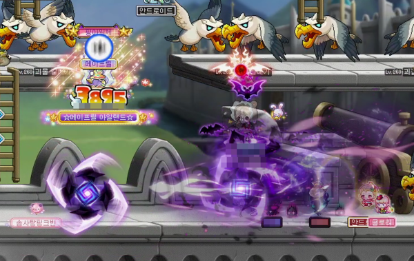 - 패치 후 사냥터 하나에 두 명의 유저가 사냥을 하게 됐다&nbsp;