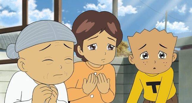 극장판 애니메이션 '검정고무신'의 한 장면. /대교