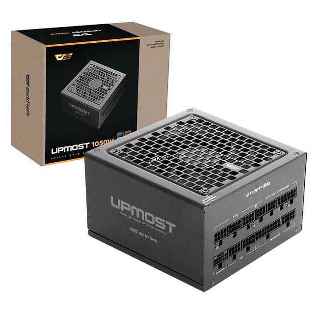 darkFlash UPMOST 1050W 80PLUS GOLD FULL MODULAR ATX 3.0 블랙 모델 (출처=투웨이)