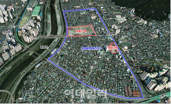 중화 재정비촉진지구 위치도. (사진=서울시)