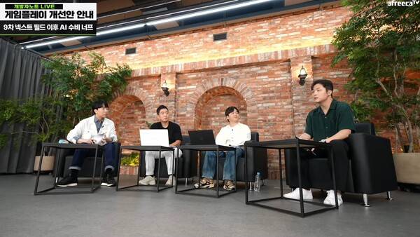 - 성승헌 캐스터,&nbsp;박정무 넥슨 피파온라인4 그룹장, 전우환 EA코리아 게임 플레이 PD, 한승엽 해설위원