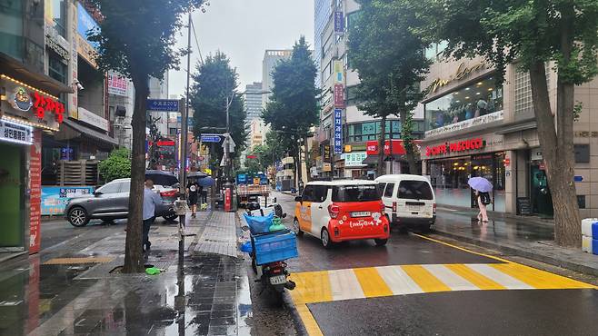 서울 종로구 YBM 학원 인근. [이준태 기자]