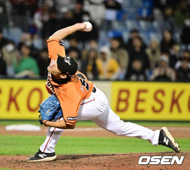 [OSEN=지형준 기자] 한화 윤산흠. 2023.04.07 /jpnews@osen.co.kr