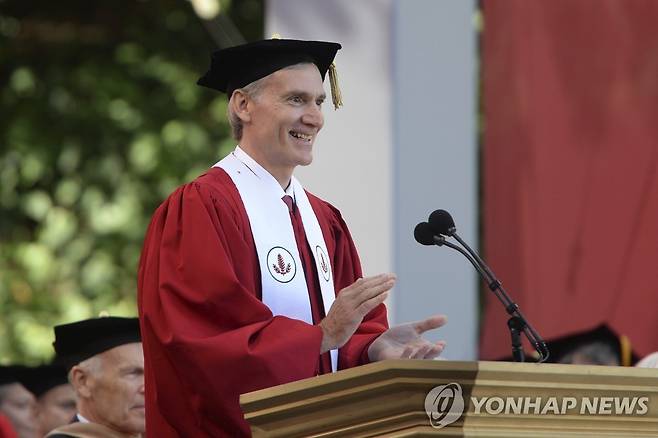 '사임' 스탠퍼드대 마크 테시어 라빈 총장 [AP 연합뉴스]