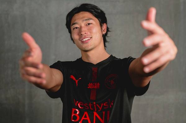 조규성(미트윌란). 미트윌란 홈페이지 캡처