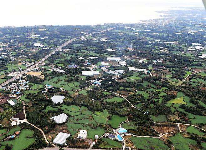 제주 제2공항 예정지. 제주도 제공