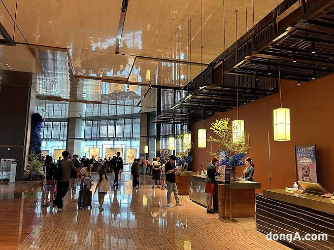 그랜드하얏트 제주 1층 로비