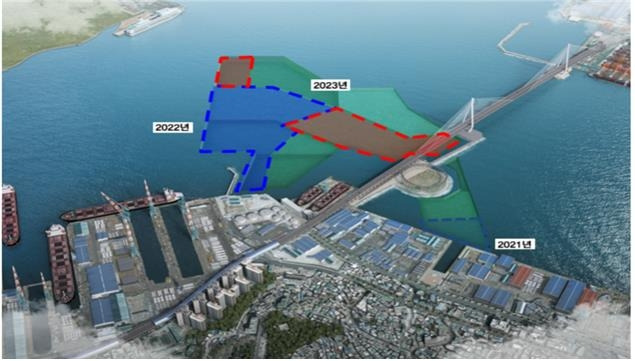 부산 북항 일대 해양오염퇴적물 정화사업 위치  [해양수산부 제공, 재판매 및 DB 금지]