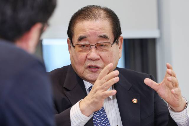 ▲이종찬 광복회장이 26일 오후 서울 여의도 광복회에서 연합뉴스와 인터뷰하고 있다. ⓒ연합뉴스