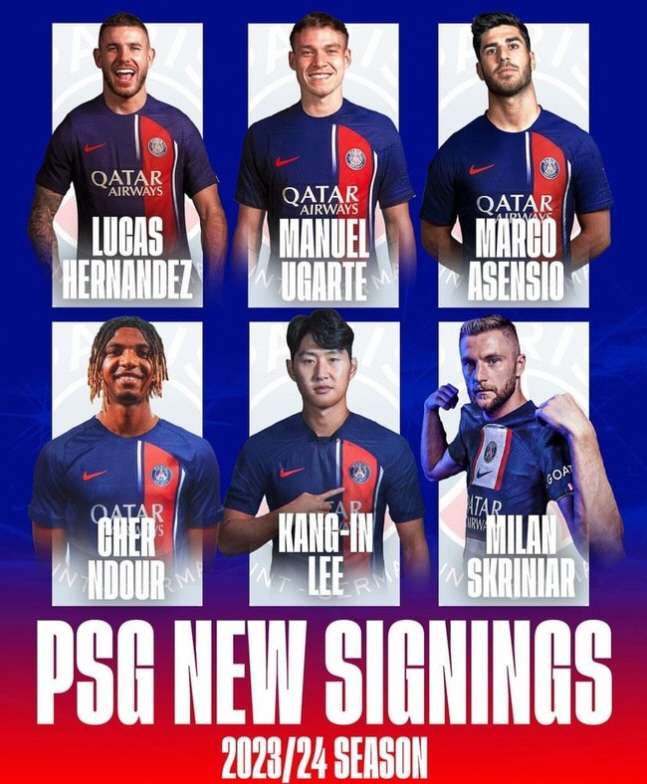 ▲ PSG 신입생