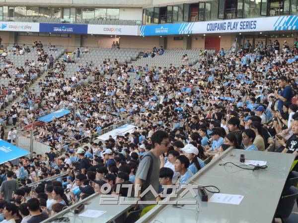 29일 오후 6시 서울월드컵경기장에서 열린 맨체스터 시티의 오픈 트레이닝. 상암=김우중 기자