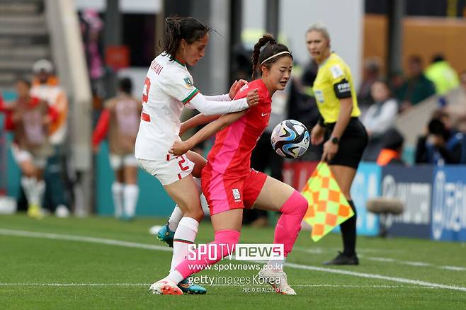 ▲ 호주•뉴질랜드 여자월드컵 조별리그 2차전에서 모로코에 패한 한국 여자축구 대표팀