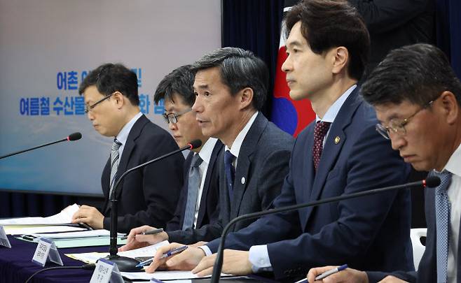 박구연 국무조정실 1차장이 31일 정부서울청사에서 후쿠시마 오염수 방류 관련 일일 브리핑을 하고 있다. (사진=연합뉴스)