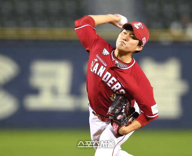 SSG 최민준. 잠실 | 최승섭기자 thunder@sportsseoul.com