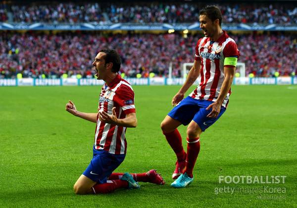 디에고 고딘(왼쪽)과 가비(이상 당시 아틀레티코마드리드). 게티이미지코리아
