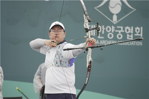 하계유니버시아드 2관왕 오른 서민기 [대한양궁협회 제공. 재판매 및 DB 금지]