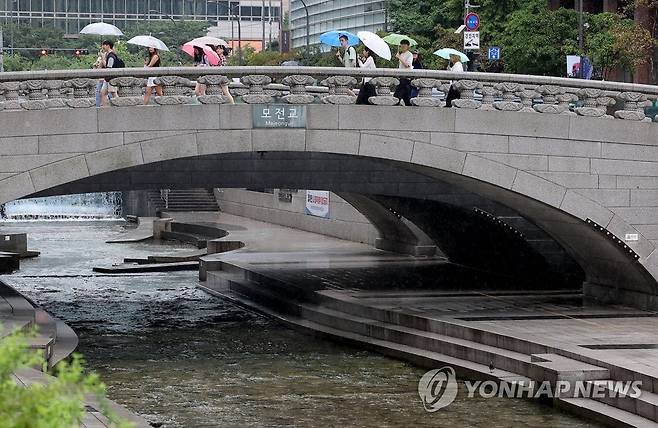 청계천 [연합뉴스 자료사진]