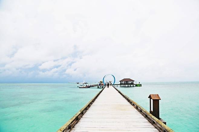 수상비행기가 이착륙하는 제티&nbsp;(사진. 김관수)