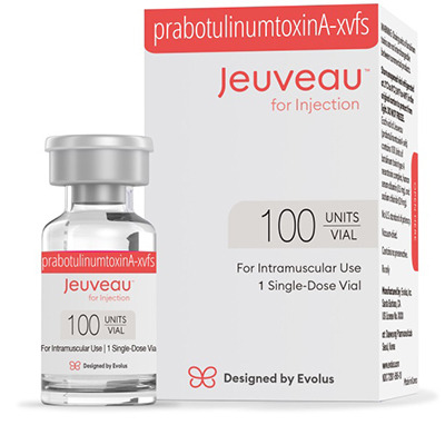 Jeuveau, a botulinum toxin, developed by Daewoong Pharmaceutical Co.
[Courtesy of Daewoong Pharmaceutical]