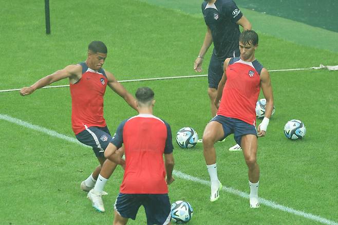 ▲ 주앙 펠릭스는 분명 아틀레티코 마드리드의 프리 시즌 한국 투어에 왔었지만, 보이지 않았다. ⓒ연합뉴스