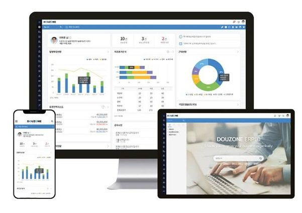 더존비즈온의 차세대 ERP 시스템 ‘ERP 10’. /더존비즈온