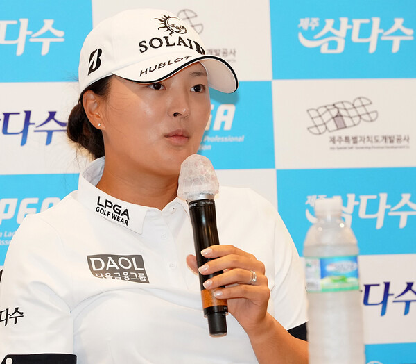 2023년 한국여자프로골프(KLPGA) 투어 제10회 제주삼다수 마스터스 대회에 출전하는 고진영 프로. 사진제공=대회조직위원회