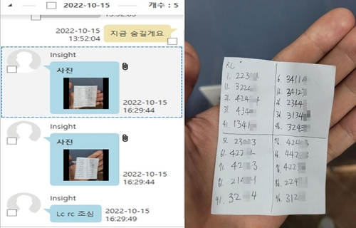 서울경찰청 국제범죄수사계는 토익(TOEIC) 고사장에서 답안을 몰래 주고받은 혐의로 A(29)씨 등 20명을 적발해 업무방해 혐의로 입건했다고 3일 밝혔다. ⓒ 서울경찰청 제공