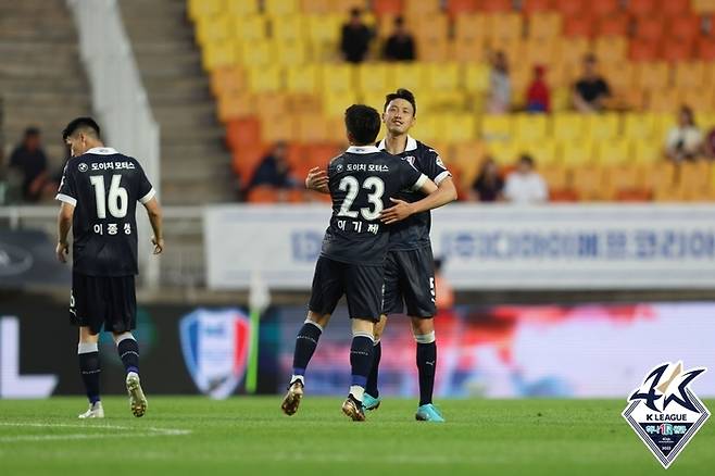 6월 맞대결 당시 수원삼성 모습. 제공 | 한국프로축구연맹