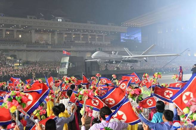 북한이 최근 공개한 새 무인기 [이미지출처=UPI연합뉴스]