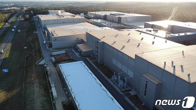 SK온 미국 조지아주 공장.(SK온 제공) ⓒ News1