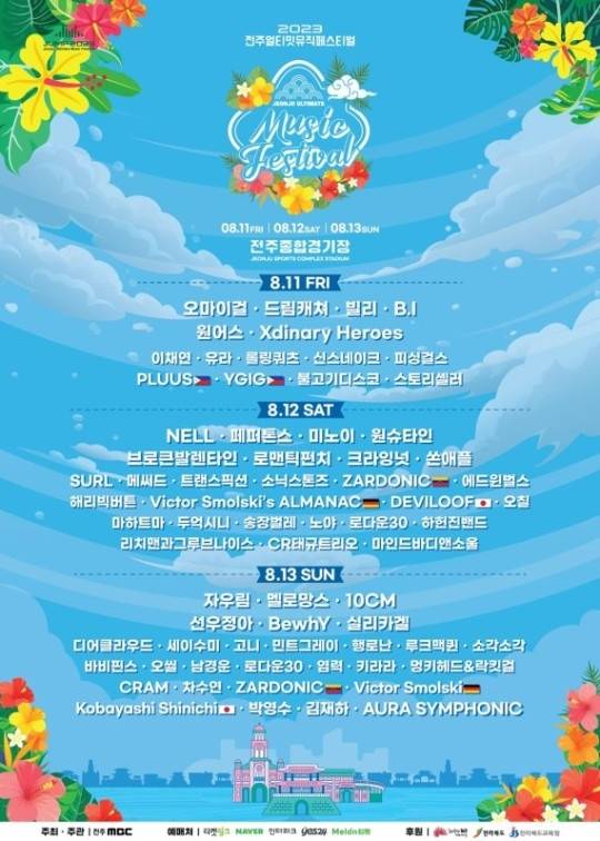 ‘2023 전주얼티밋뮤직페스티벌(이하 JUMF)’. 사진 | JUMF