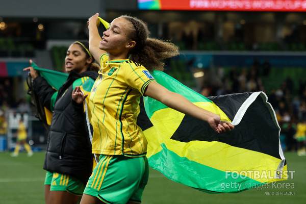 자메이카 여자 축구대표팀. 게티이미지코리아