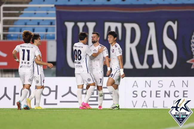 [사진] 득점한 피터 / 한국프로축구연맹 제공.